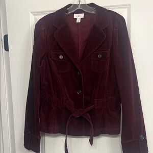 LOFT Women's Deep Burgundy Jacket